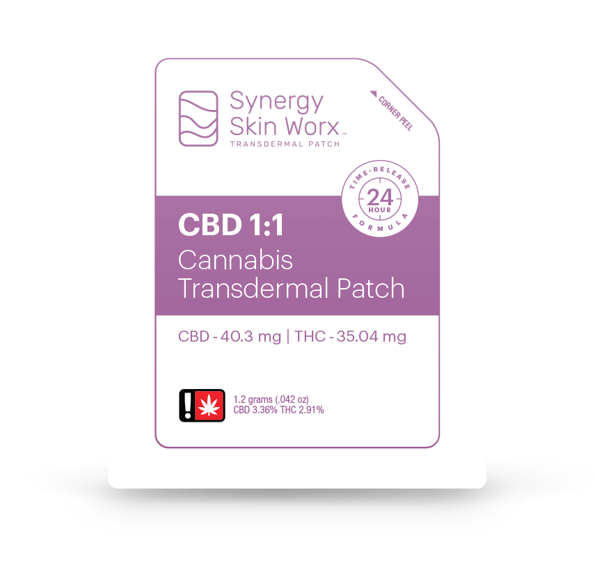 CBD 1 1 Cannabis Transdermal Patch VV2ME